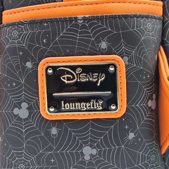 Loungefly Disney Mickey Halloween Pumpkin Light-up Mini Backpack & Wallet Set main image 12